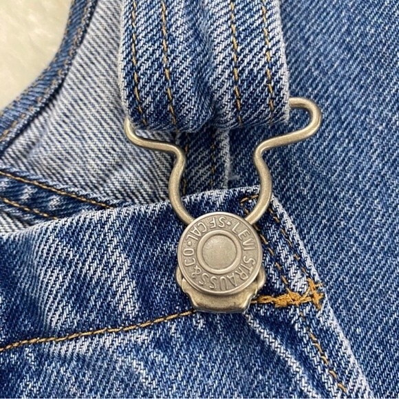 Levi's Medium Wash Denim Heritage Overalls Size XS - Picture 6 of 10